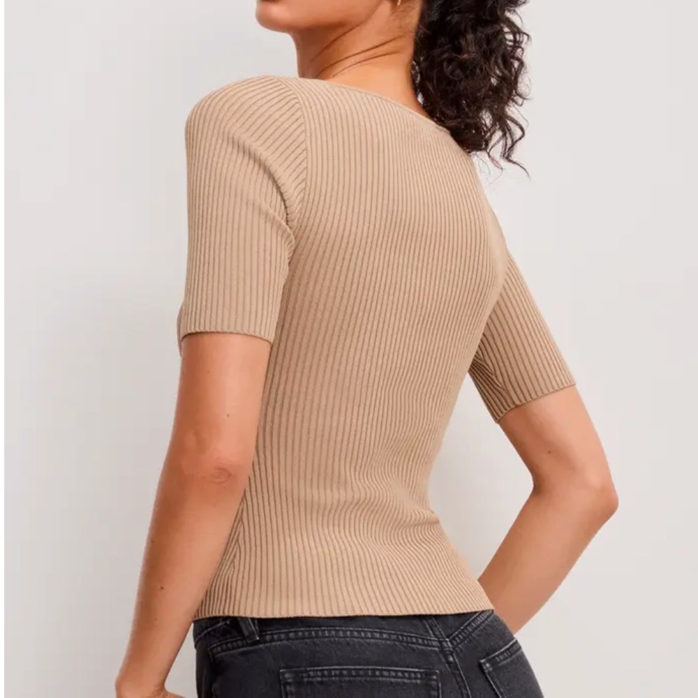 Good American Virgo ribbed top - Picture 2 of 7
